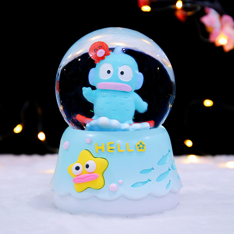 Nueva princesa conducción para soñar princesa Castillo caja de música de dibujos animados bola de cristal bola de agua creativa decoración de escritorio adornos