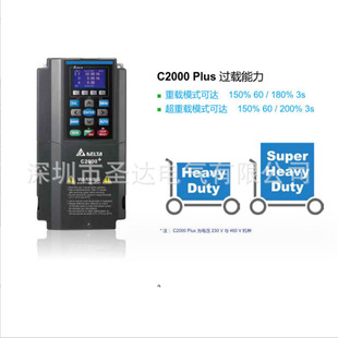Vfd007C43A-21 Delta Inverter 0.75Kw High Performance Vector Control Inverter 3P 380V