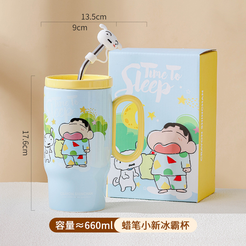 Crayón pequeño nuevo marca copas nuevas tazas de café de oficina de mujeres tazas de agua de alta calidad de cerámica tazas de agua de gran capacidad