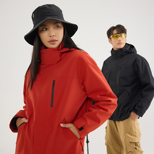 New Fleece Lining Jacket Three-In-One Men's and Women's Outdoor Windproof Group Rainproof Mountaineering Clothing Hiking Jacket