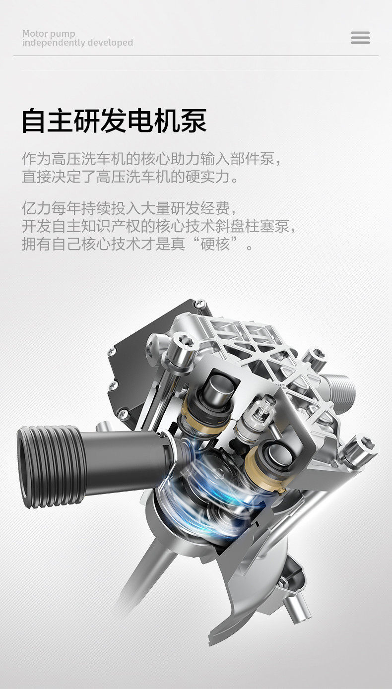 Yili High-Pressure Car Washing Machine Household 220V High-Power Water Gun Water Pump Fully Automatic Cleaning Machine Small Portable 3180