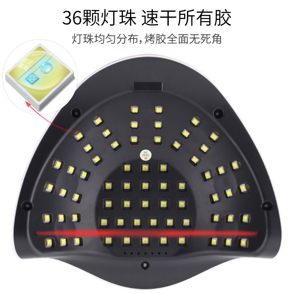 Máquina de fototerapia de uñas transfronteriza nueva de 280w SUNX10MAX, lámpara de uñas portátil, herramienta de lámpara UV de mano.