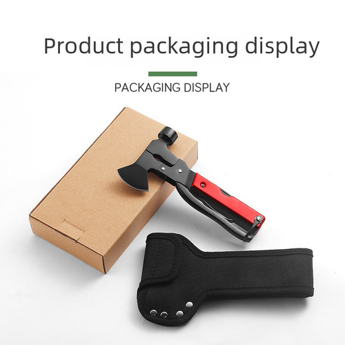 Multi-functional axe hammer, survival hammer, multi-functional ground nail hammer, outdoor camping tools, outdoor camping axe