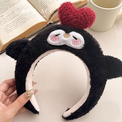 かわいい小さなペンギンぬいぐるみヘッドバンド秋と冬の洗顔ヘッドバンド子供の漫画の女性のかわいいヘッドバンド