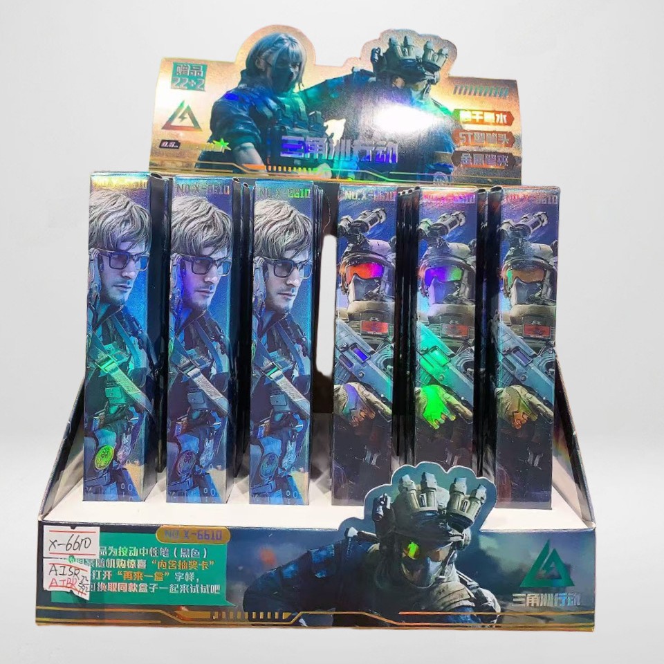 X-6610 델타 작전 블라인드 박스 펜