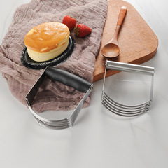 Amazon Stainless Steel Manual Cream Cutter Mixer Mixing Powder Cutter Cream Flour Mixer