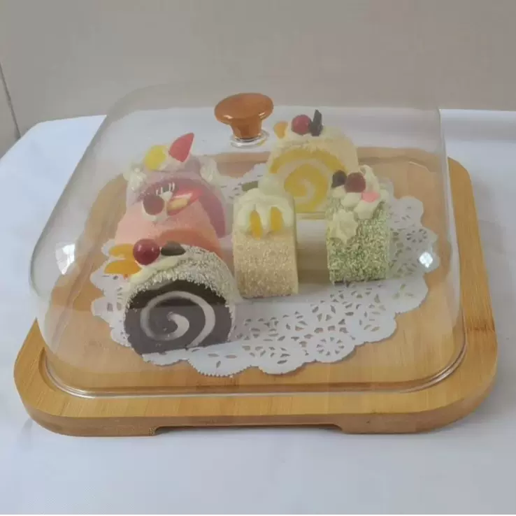 厨房餐厅展柜蛋糕食品级别塑料罩子亚克力食品级方形酒店上餐商用
