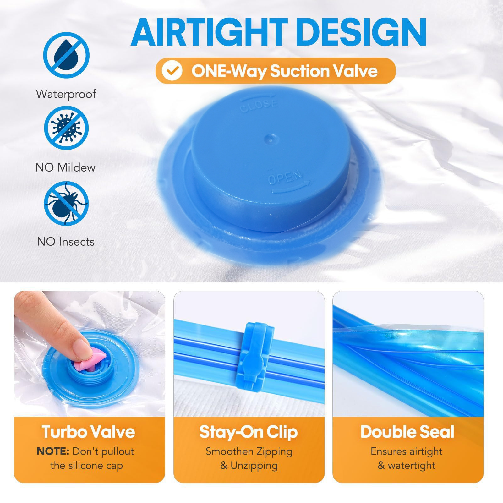 Pa transparent Travel Vacuum Package Compression Package Bag Compression Package Bag Vacuum Bag Package Compression Bag quilt