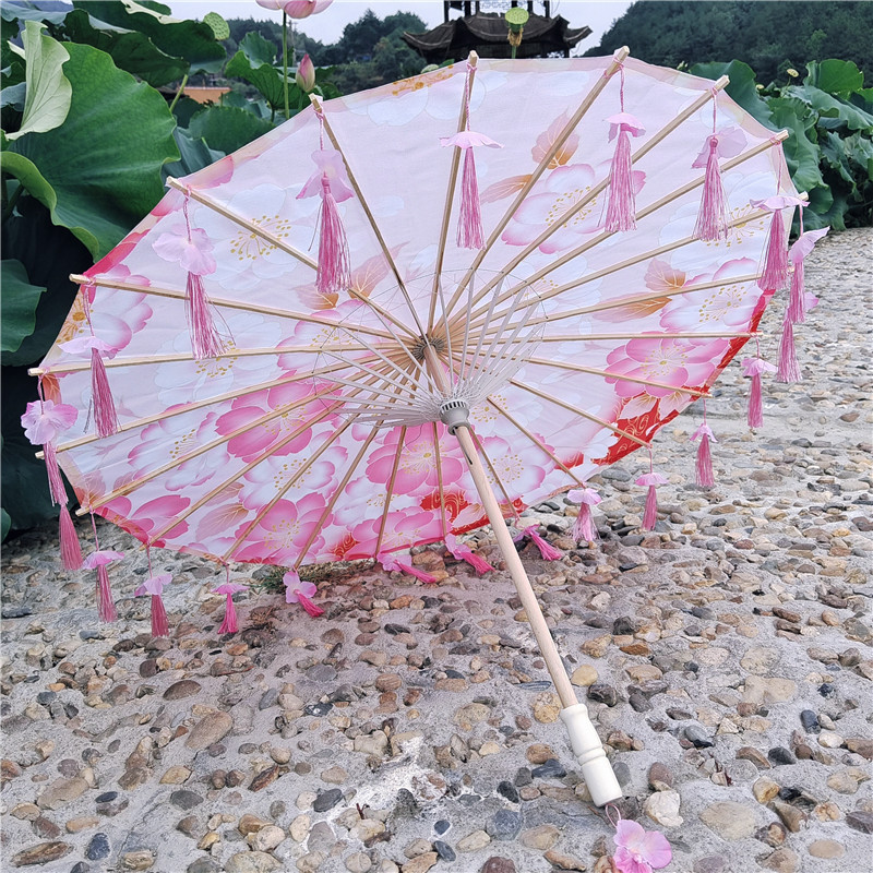 꽃 클러스터 분말 꽃잎 우산