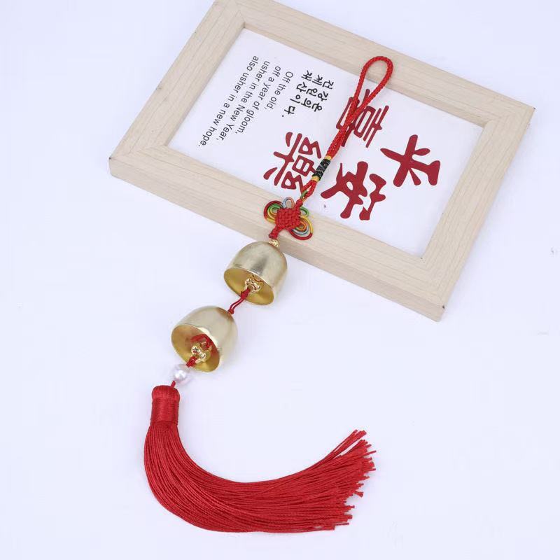 クリエイティブ中国純粋な真鍮の鐘風鈴吊り下げ装飾品ドア家の装飾屋内ショップペンダント 2025 新スタイル|undefined