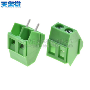 PCB�Ӿ�����KF103-5.0/5.08 2P3P��ƴ�����ʽ�Ӿ���45��б���M��