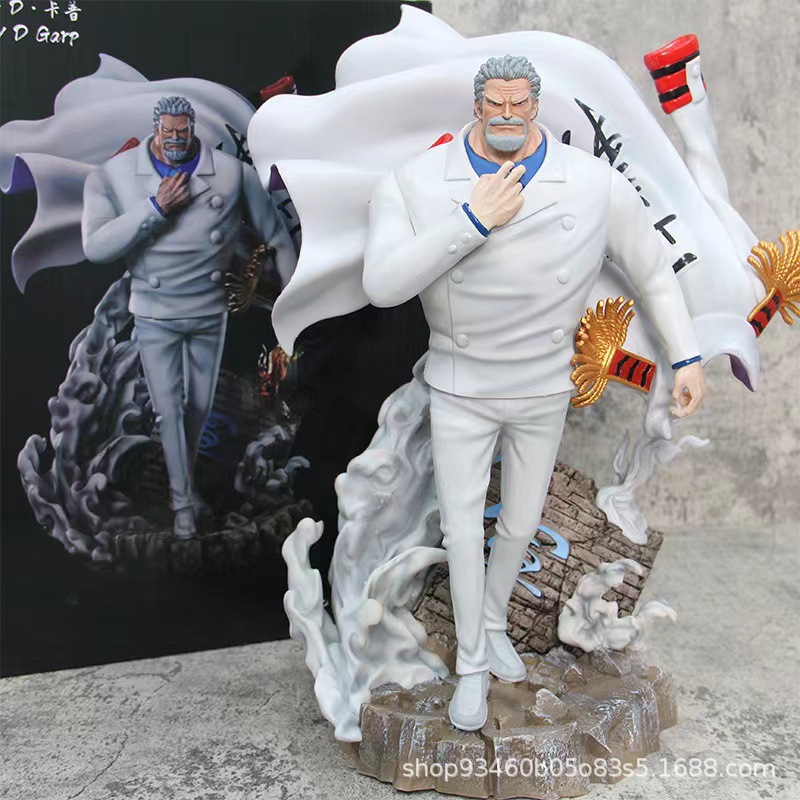 One Piece Hand, el almirante más fuerte de la marina, la escultura de tres cabezas de la marina, el gran jugador de Karp, el regalo de decoración de GK