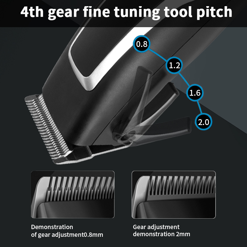 New High-Power Salon Hair Clipper Electric Shaver Trimmer Razor Corded Home Use