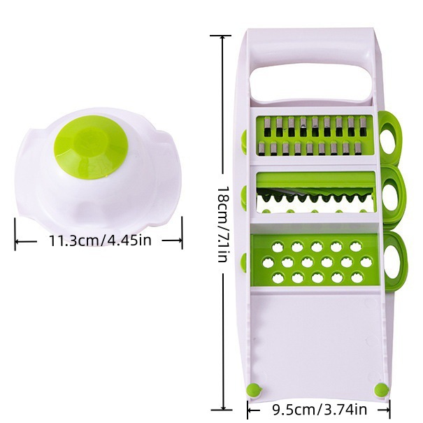 Multifunctional vegetable cutter, grater and slicer