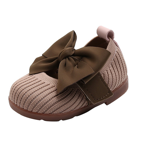 Baby toddler shoes spring and autumn 0-2 years old one year old children's shoes princess shoes girls small leather shoes non-slip soft bottom baby shoes