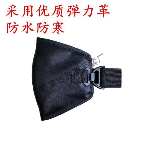 Winter warm knee pads with velvet lining, motorcycle electric vehicle knee pads, thickened elastic windproof and waterproof riding knee pads
