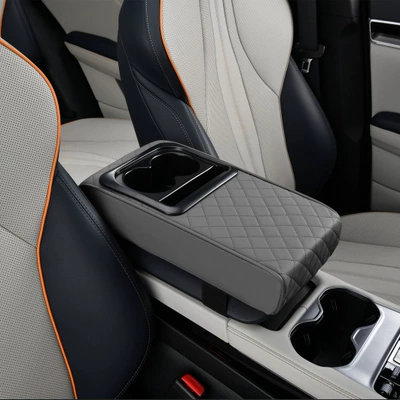 Armrest box pad, Accessories Armrest Box Heightening Pad - gentleman-gray