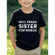 O 31906 Kids printed T-shirt ��ͯӡ�� T ���羳����ͨ����