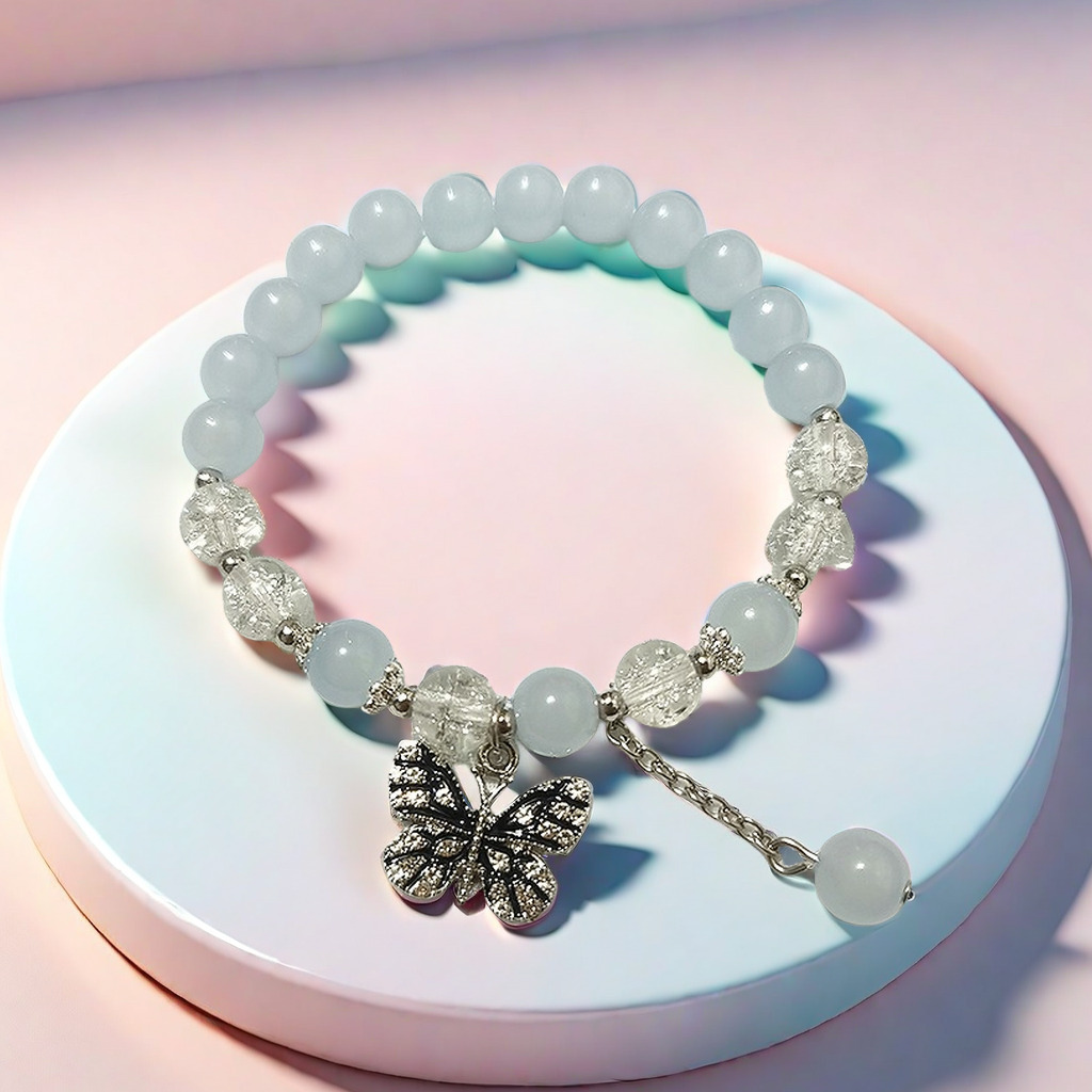 Pulsera de Lirio de los Valles Súper Hada, Promoción Especial 2025, para Mujer, Fresca y Única, Sensación de Alta Gama, Regalo de Pulsera con Cuentas para Mejor Amiga Estudiantil