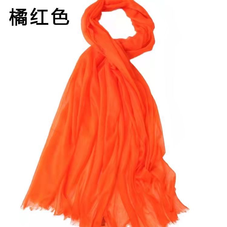 Fábrica de Mongolia Interior nuevo estilo liso 400 anillo ligero bufanda de terciopelo otoño e invierno cuatro estaciones damas cálido chal grande