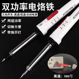 超大功率电烙铁工业级焊锡枪家用电烙笔维修焊接双温调温洛铁批发