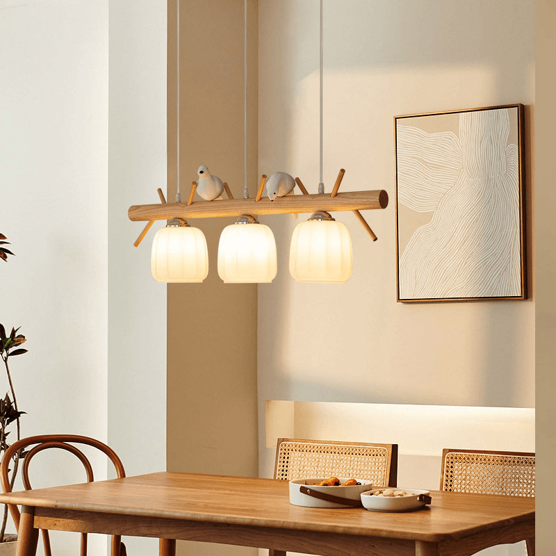 Современная и минималистичная креативная светодиодная японская люстра для гостиной