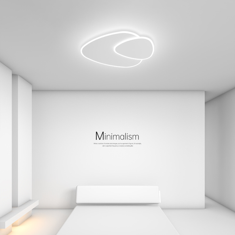 Luz de sala de estar iluminación de techo LED personalidad dormitorio moderno nórdico estudio dormitorio principal comedor simple