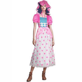 珠密恋 万圣节cos玩具总动员服装化妆舞会角色扮演服粉裙