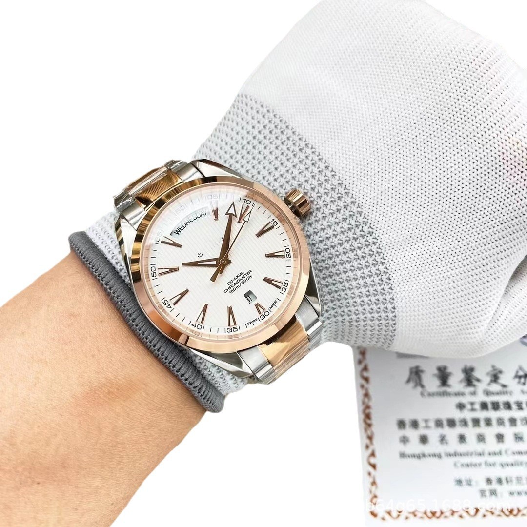 Oujia Hippocampus 150m Observatorio reloj vs fábrica reloj de goma reloj de goma reloj mecánico automático de hombre al por mayor