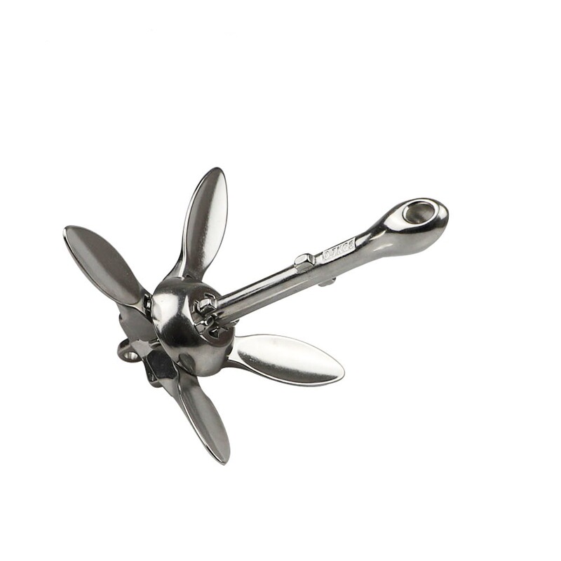 Stainless Steel 316 Anchor Folding Anchor Umbrella Anchor Yacht Hardware Anchor Ship Accessories Ship Anchor