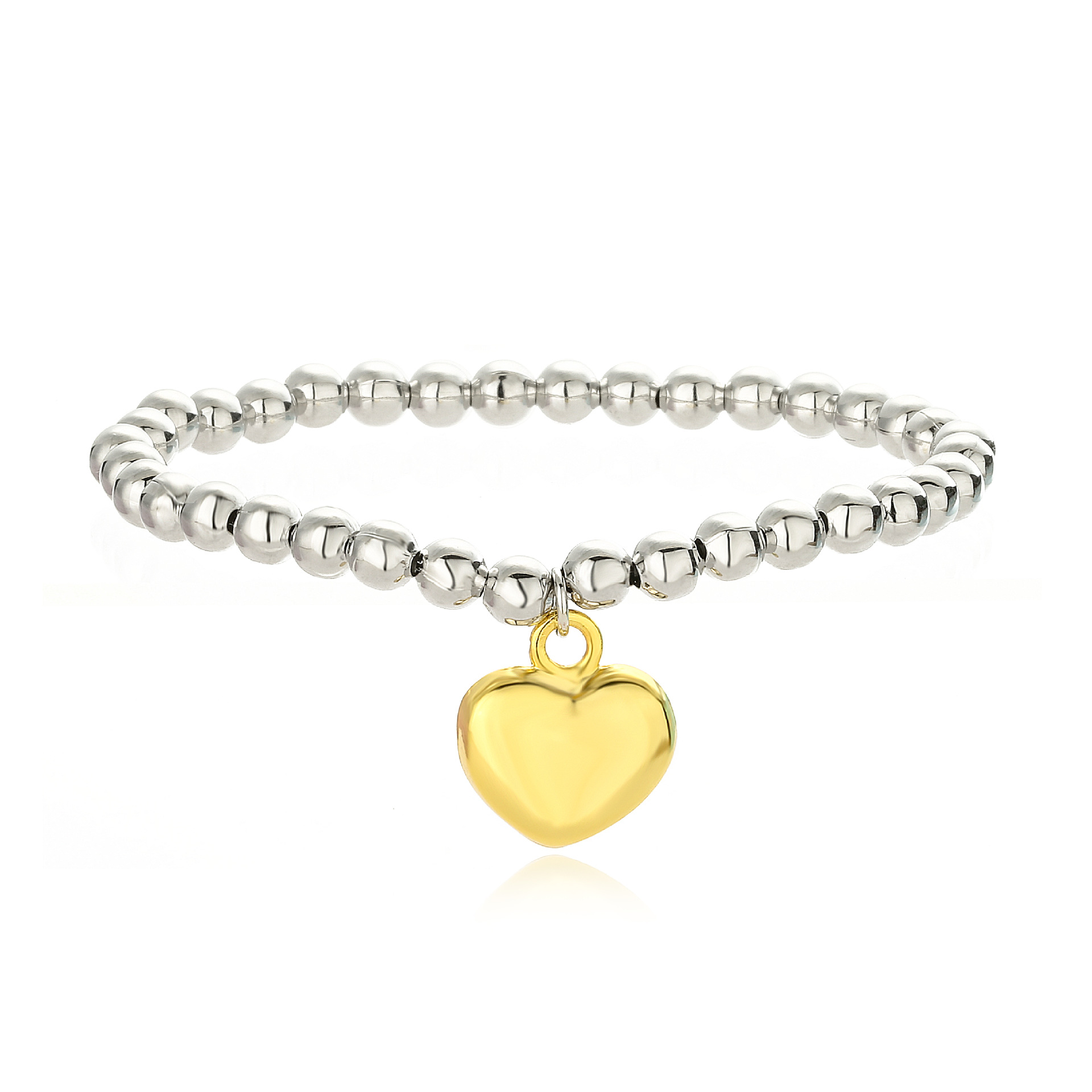 14g Weight Zircon Inlay Material Bracelets, Earrings, Necklace Classification Banquet Occasion Copper Material Heart Shape Pattern Women'S Gender Inlay Design Simple Style Style Simple Style Heart Shape Copper Zircon Bracelets Earrings Necklace In Bulk 7