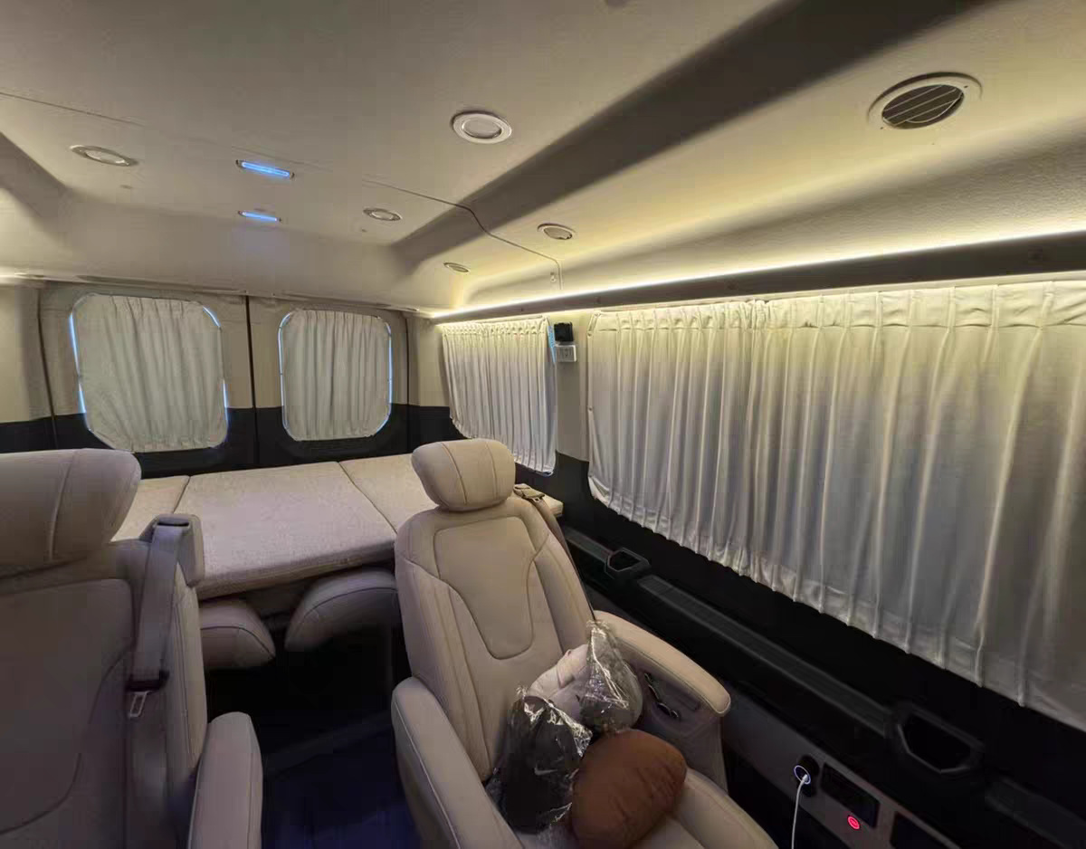 Dana V1 Dana M1 camping car front and rear partition curtains, suede air conditioning curtains, sun protection and heat insulation curtains