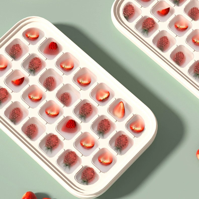 Увеличение формы кубиков льда продуктовый grade пресс лёд решётка бытовой холодильник домашняя хранение коробка лед Delivery лопата