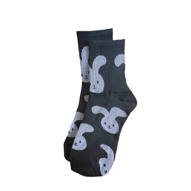 Jiesheng Cross-Border Socks for Men and Women, Spring, Autumn and Winter Socks, Women's European and American Fashion Four-Season Boat Socks, Wholesale Women's Mid-Calf Socks
