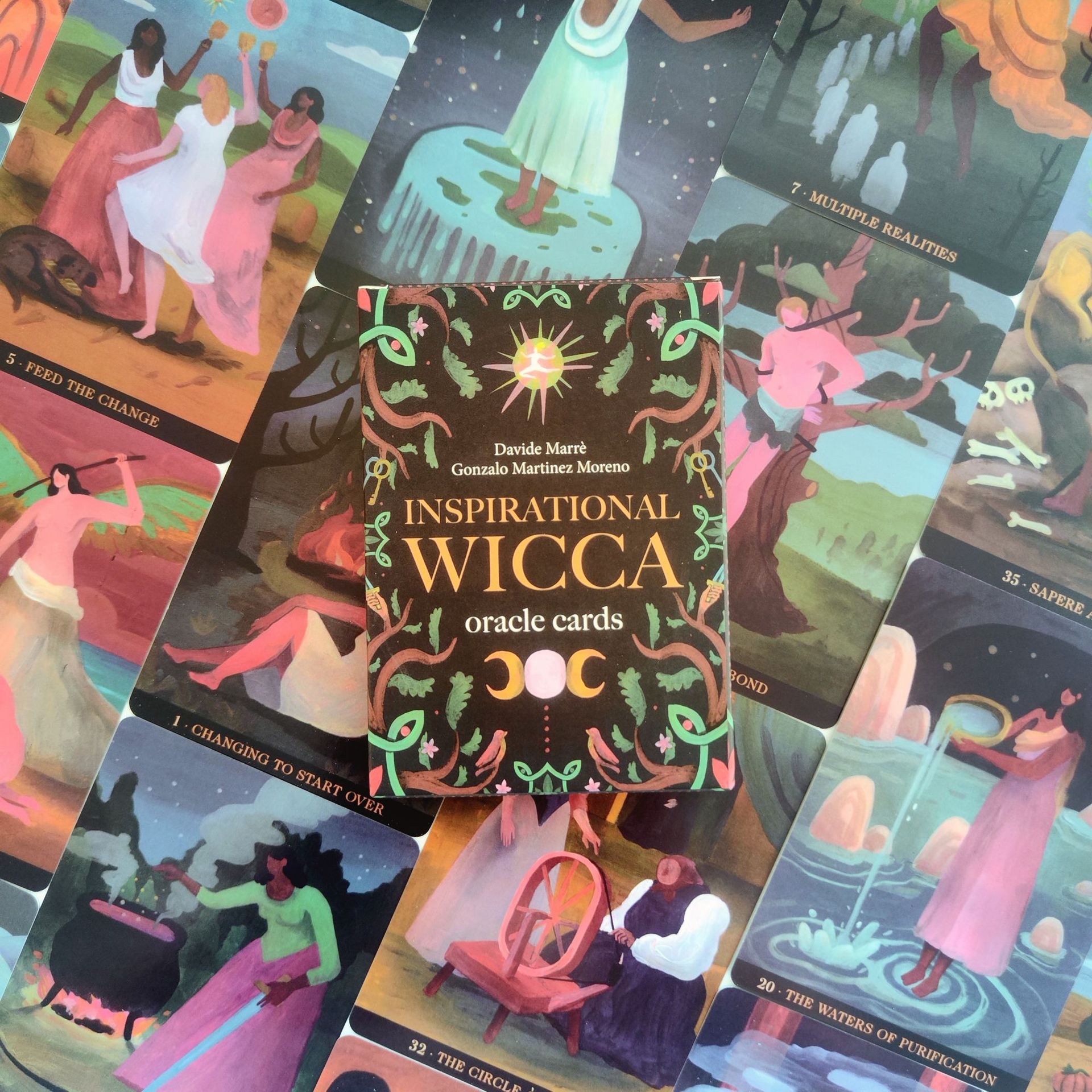 Inspirerande wicca orakelkort brädspel för fest och samvaro_voghion.com
