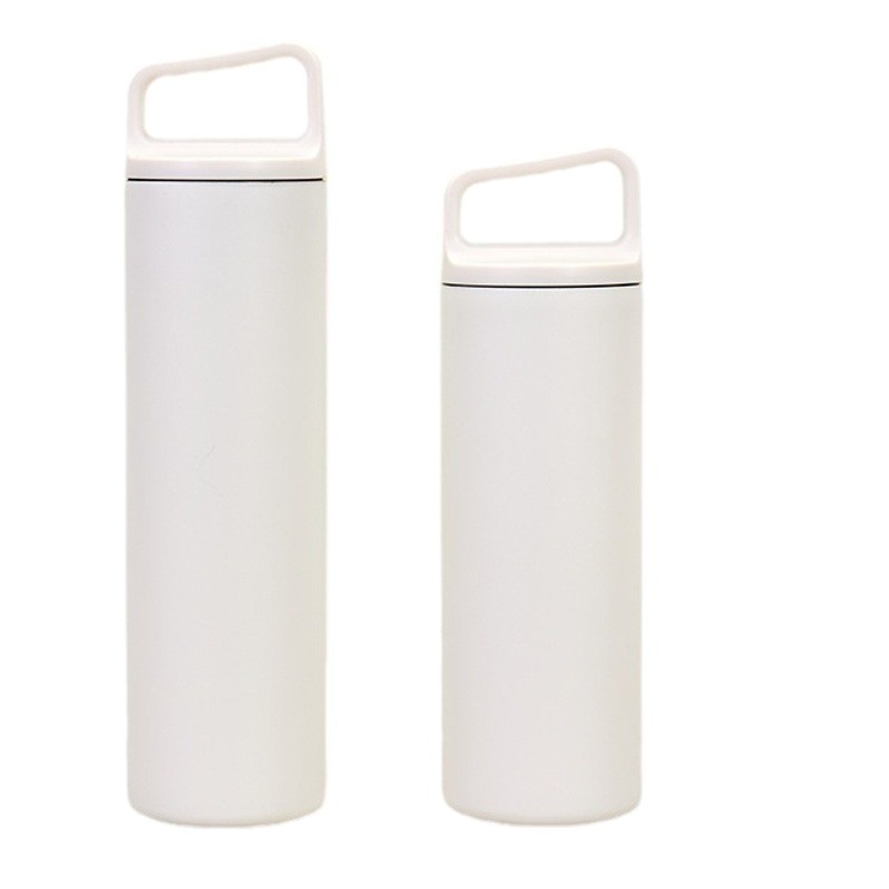 Vacío transfronterizo portátil de boca ancha taza de vacío 304 de acero inoxidable coche recto deportes hervidor portátil taza de regalo