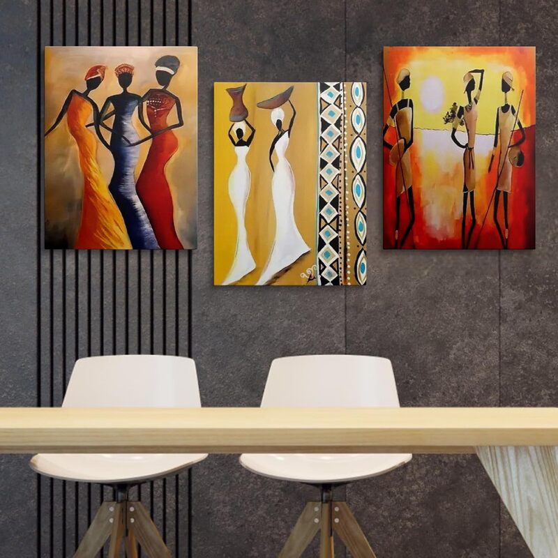 Abstract Wall Art Bohemian Style Decorative Canvas Poster Simple Wall Decoration Painting Art Poster Print