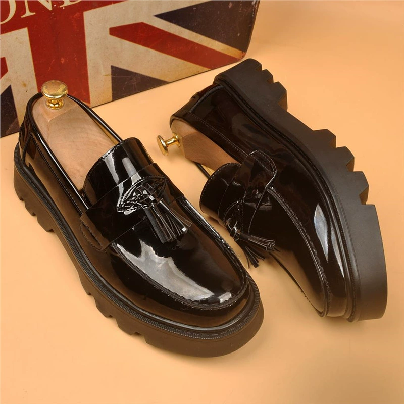 2025 новая мужская обувь на толстой подошве