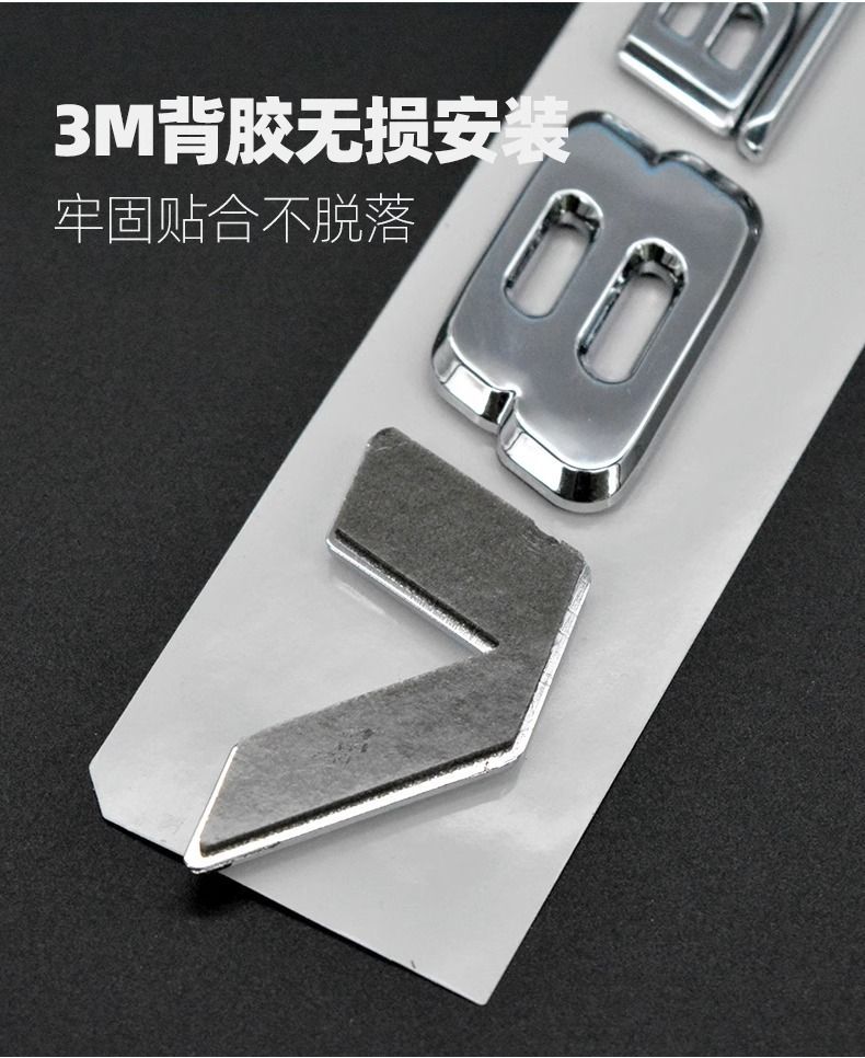 Suitable for Mercedes-Benz AMG side emblems, new CESCLA V12 BITURBO 4MATIC car emblems, and V8 fender emblems for modification