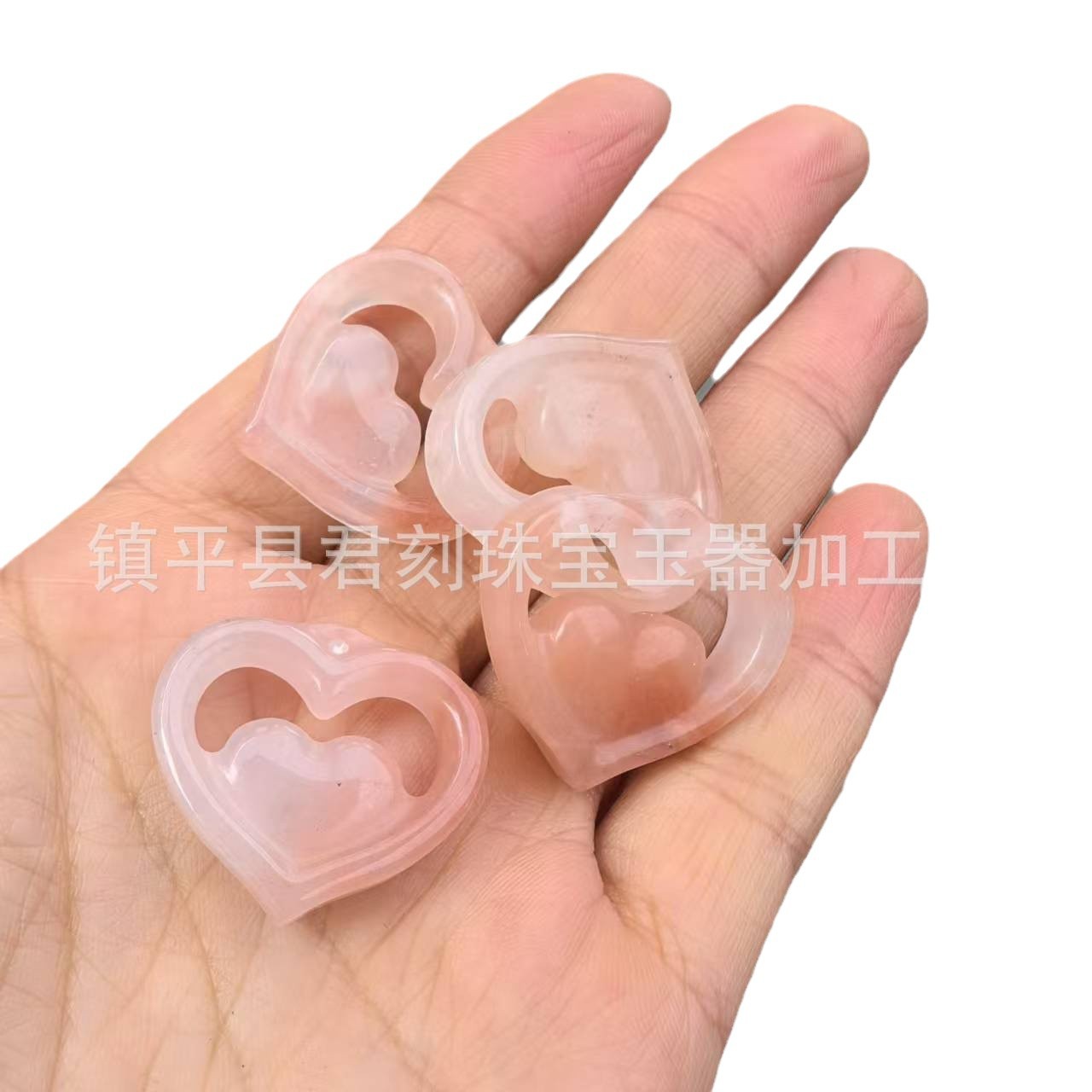 (2개) 샤오홍수 인기 천연 금 옥 복숭아 꽃 박제 길조 구름 잠금 액세서리 옥 평화 버클 잎 평화 브랜드 펜던트