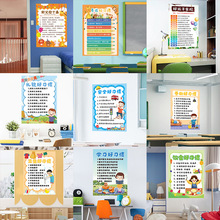 幼儿园加减乘除口诀汉语拼音表幼小衔接早教儿童房教室益智墙贴画