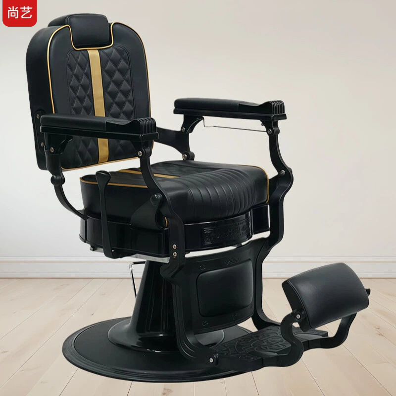 Transfronterizos para silla de barbero retro, silla de barbero para hombres, silla de cabeza de aceite, silla de barbero para afeitar image 24