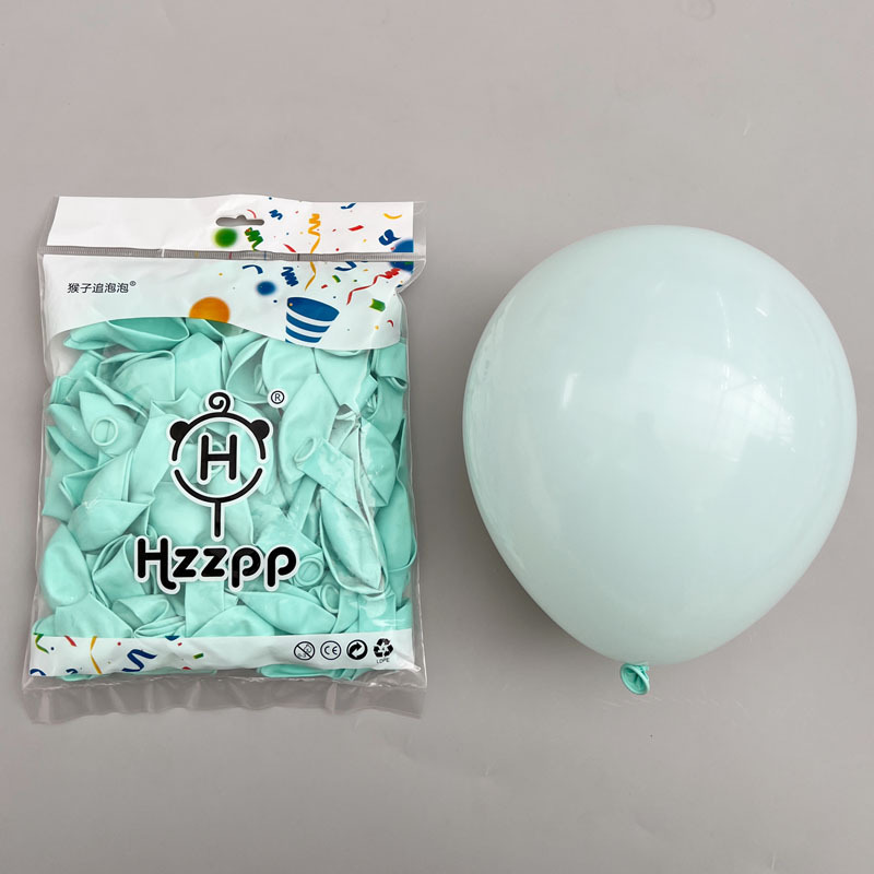 1.5克加厚儿童乳胶气球可爱多款混搭卡通气球彩色圆形马卡龙气球|undefined