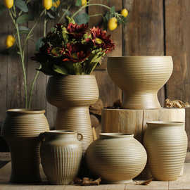 花盆大号花盆多肉器复古花盆花盆陶瓷专用家用艺术素烧一件包邮