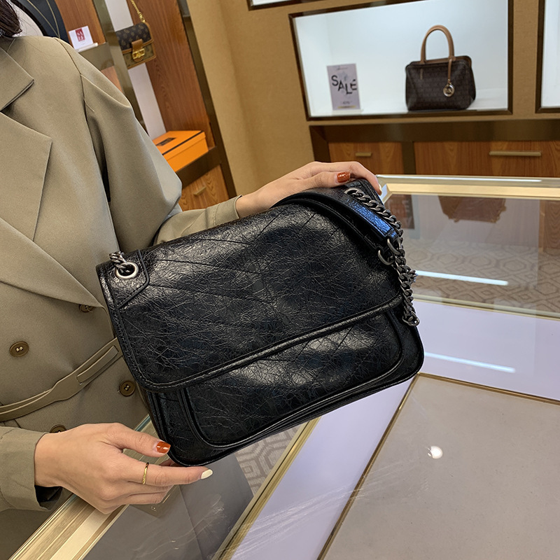 杨树林流浪包小号口盖链条邮差包大容量女士单肩斜挎包包时尚百搭|undefined