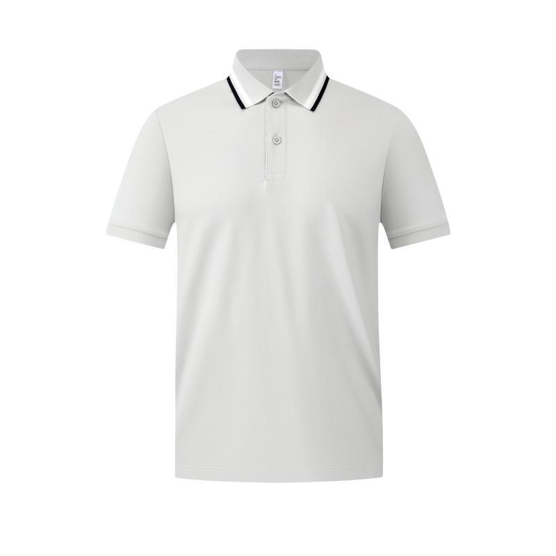 Camiseta de polo de tamaño grande personalizada camiseta transfronteriza ropa de trabajo camiseta cultural bordada logotipo revestido vestido de trabajo de manga corta personalizado