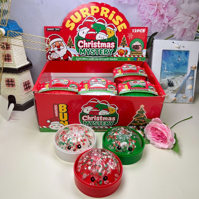 Cross-border new popular product: Halloween and Christmas Squishy Toy, Maltose Stress Relief Gadget, Venting Toy