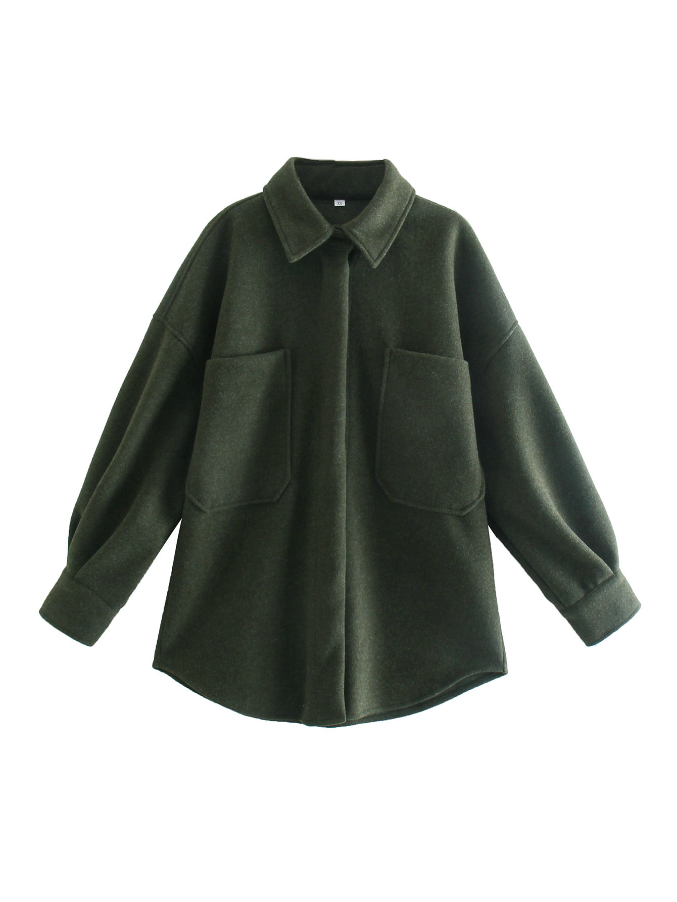 Women's Elegant Solid Color Single Breasted Coat Woolen Coat display picture 5