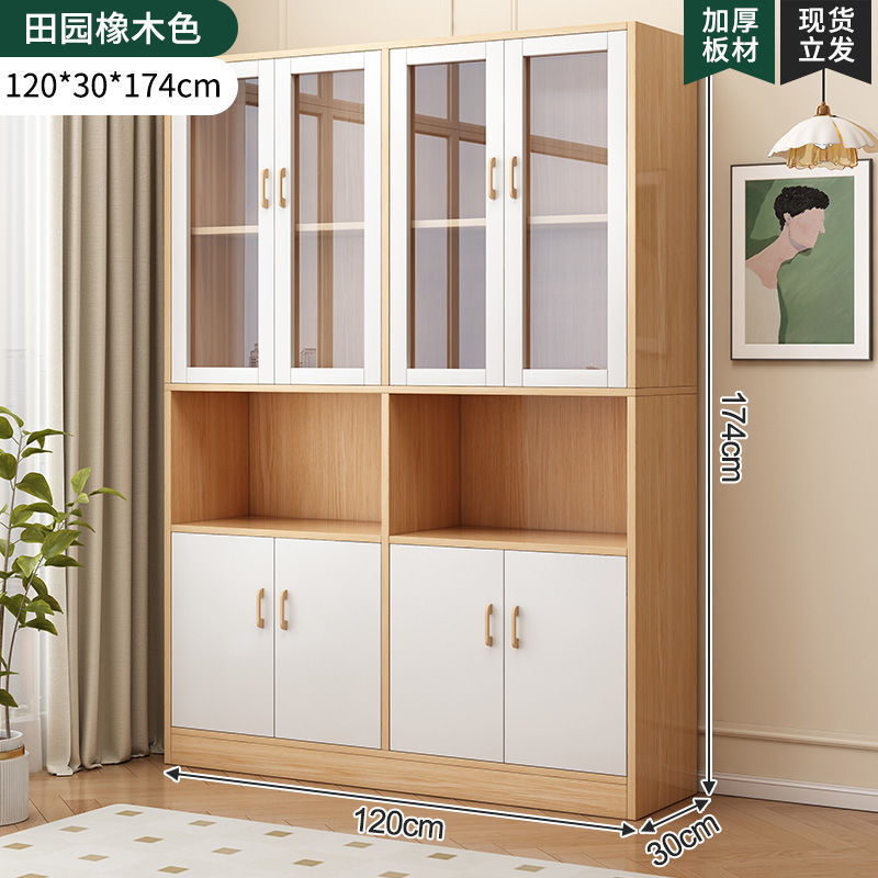 [문 8개, 수납공간 2개] 패스럴오크 컬러 120cm