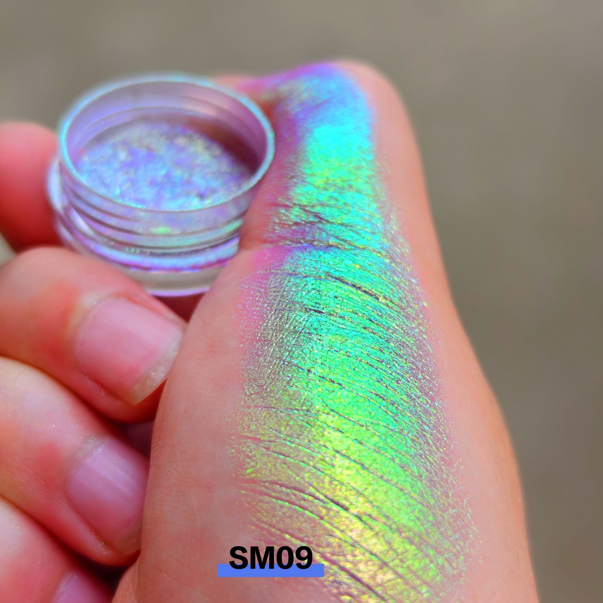 批发新品高光幻彩糖果色偏光光学变色龙粉闪亮变色龙偏光粉1g